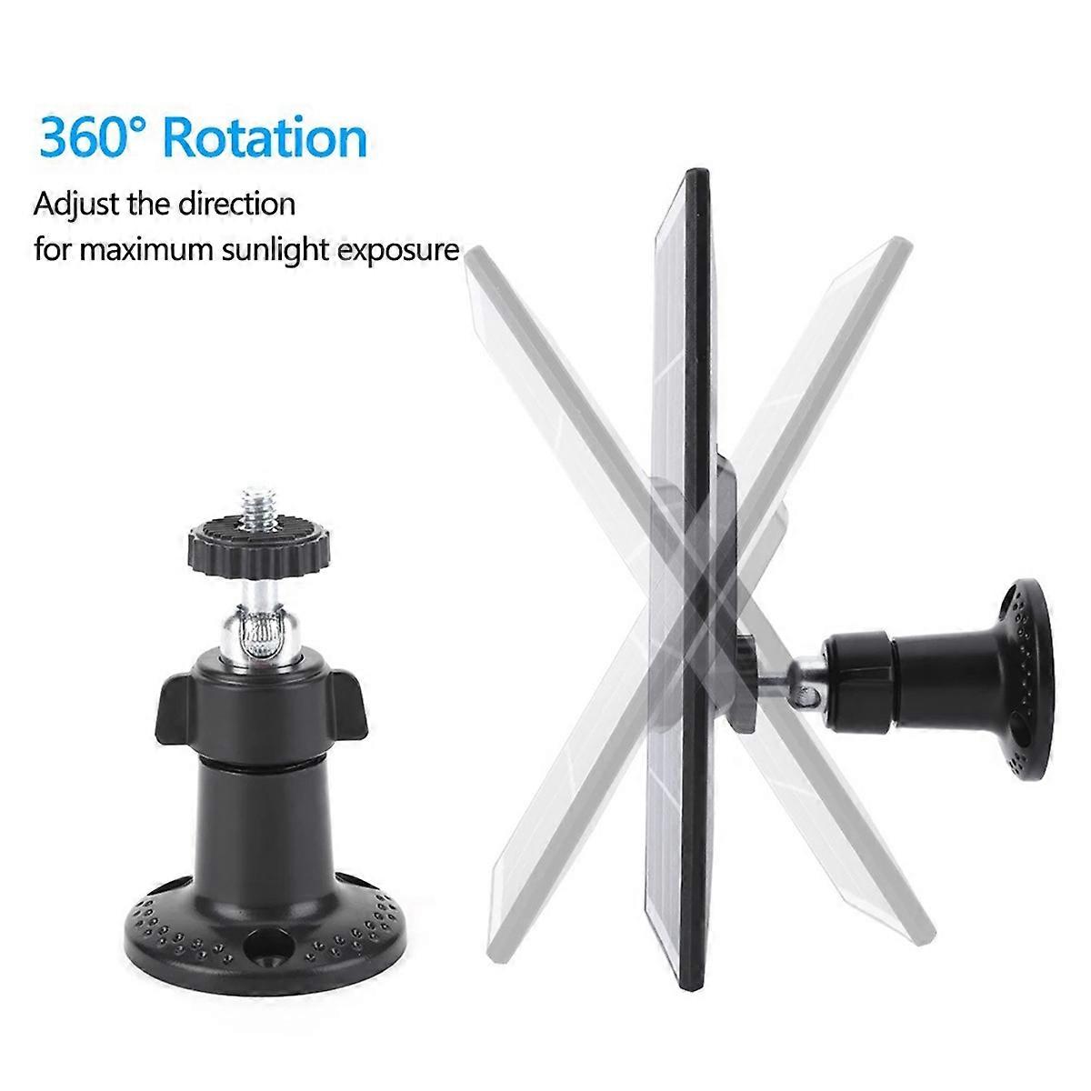 20W Solar Panel Charger for Ring Video Doorbell, 360° Adjustable Mount, for Doorbell 4/3/3 Plus/2