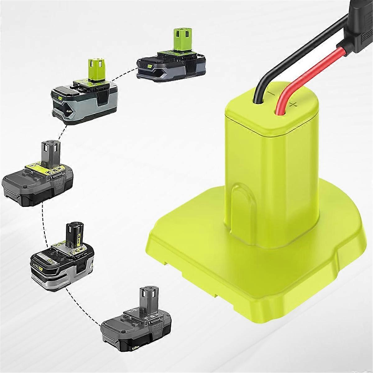 Battery Adapter for 18V Battery with Wire Harness Connector,Battery Converter with 3pcs 40A Fuses