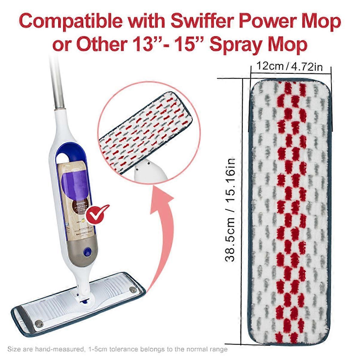 6PCS Reusable Mop Pads for PowerMop Replacement Mop Pads -C