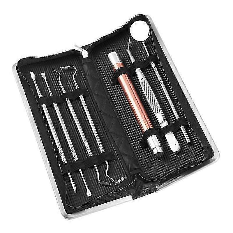 Tooth cleaning tool kit tooth scaler 7-piece set
