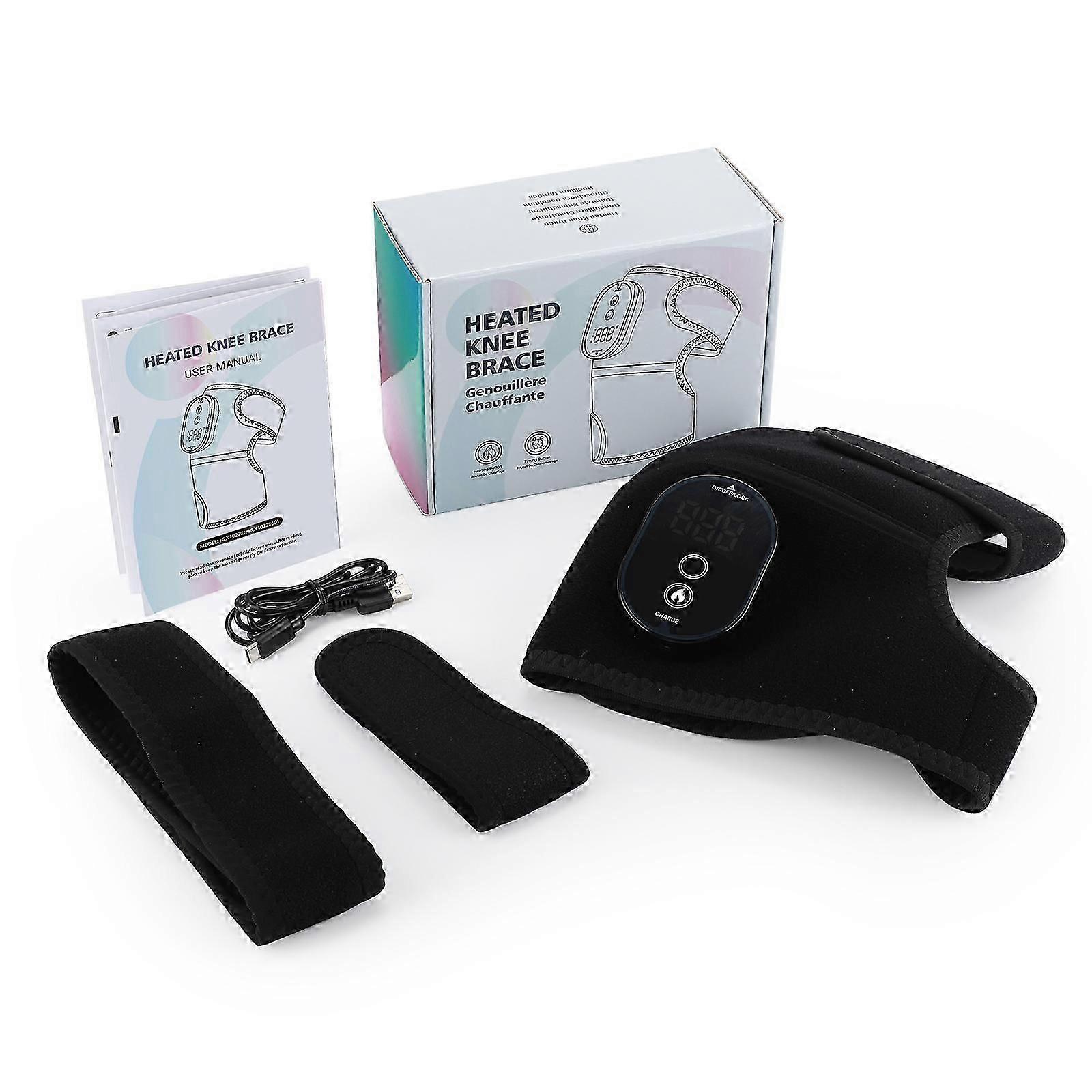 Apply Rechargeable 3 IN 1 Wireless Heated Knee Pads Shoulder Brace 6 Levels Temperature Hot Compress Elbow Support Heated Wrap