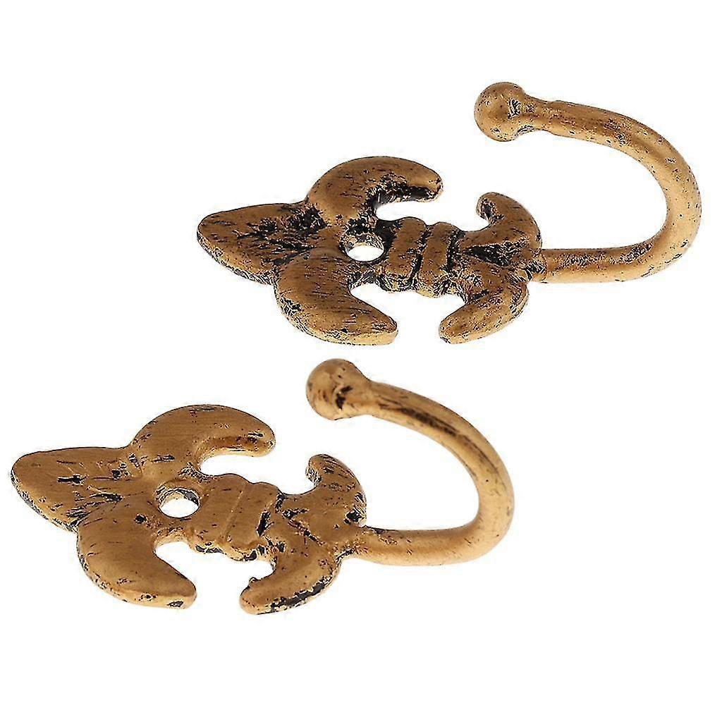 2x Curtain Tie Back Hooks Window Blind Tiebacks Hanger Holder Type 1 - 006