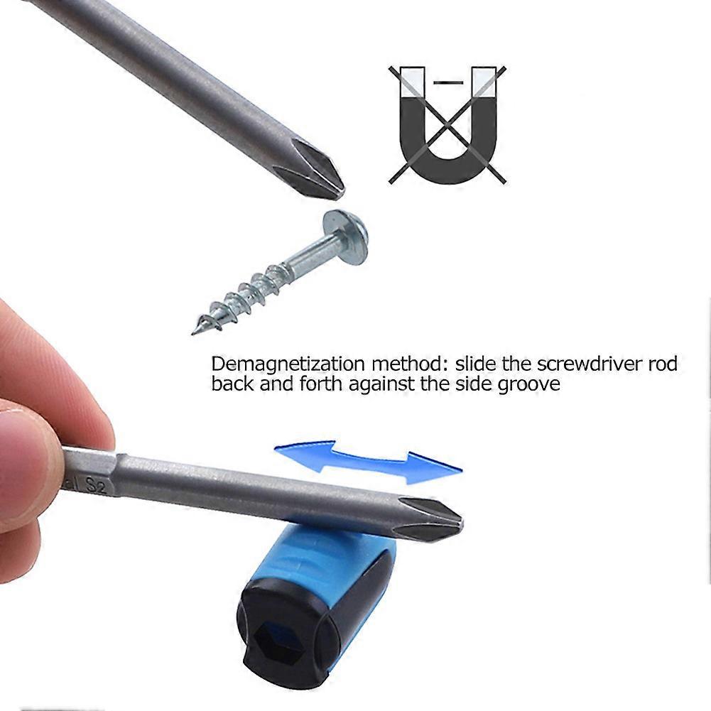 3 Pack Powerful Universal Magnetic Bits for 6.35mm Screwdrivers