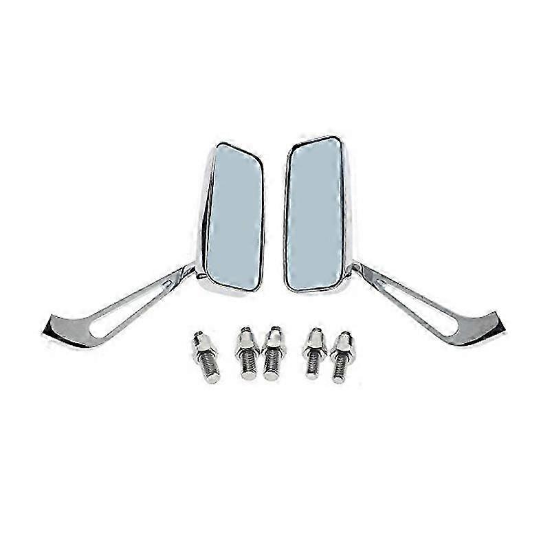 Motorcycle Rearview Mirrors Chrome 8/10Mm compatible