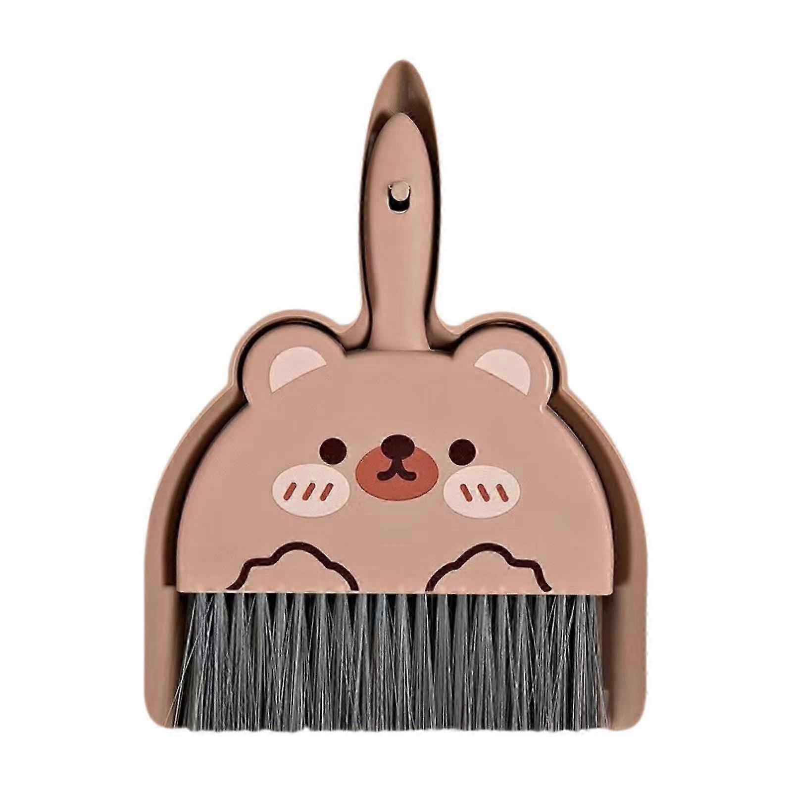 Compact Mini Broom & Dustpan Set with Brush - Portable Cleaning Tools for Home Office Bedroom Small Spaces