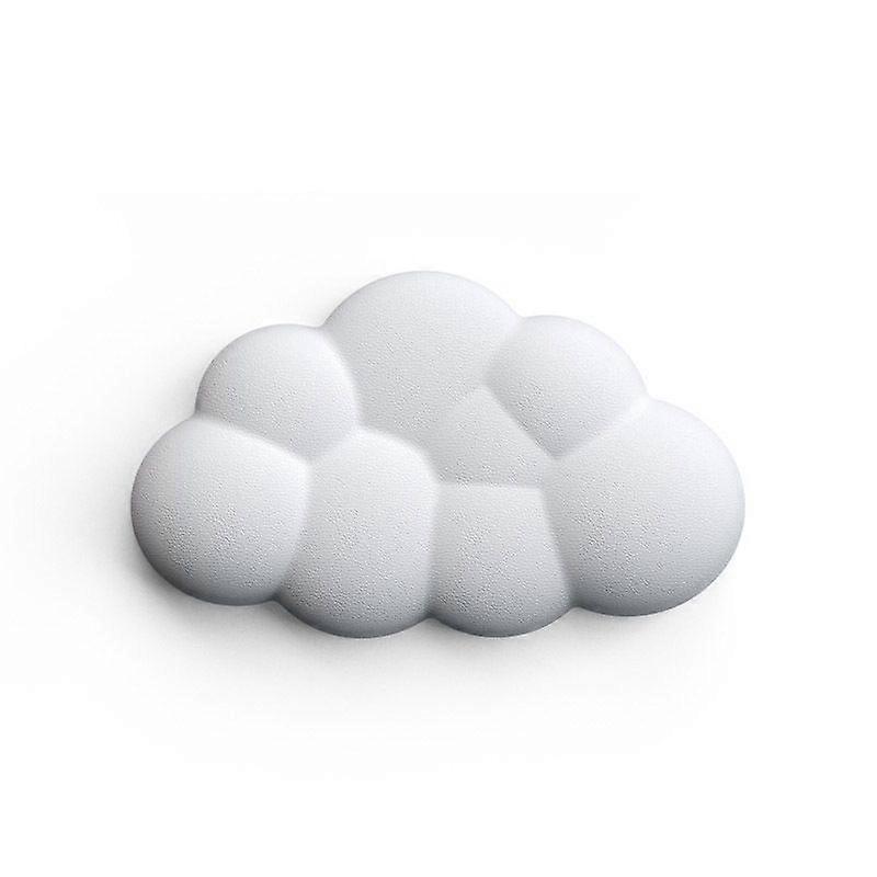 Desktop Computer Cloud Keyboard Hand Rest Wrist Rest Soft Surface Anti-Slip Memory Foam Wrist Guard Office Keyboard Hand Rest (Set of 2)