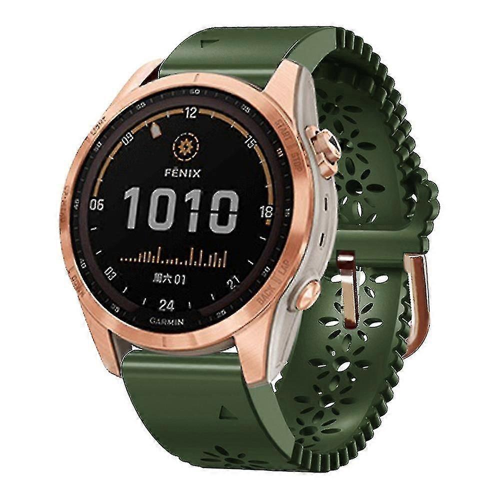 Silicone Watch Band For Garmin Fenix 7s / 6s / 5s For Garmin Fenix 7s / 6s / 5s