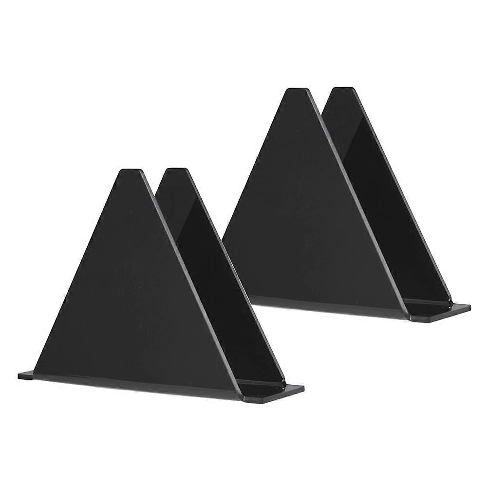 2pcs YX014-2 Acrylic Triangular Table Paper Towel Organizer