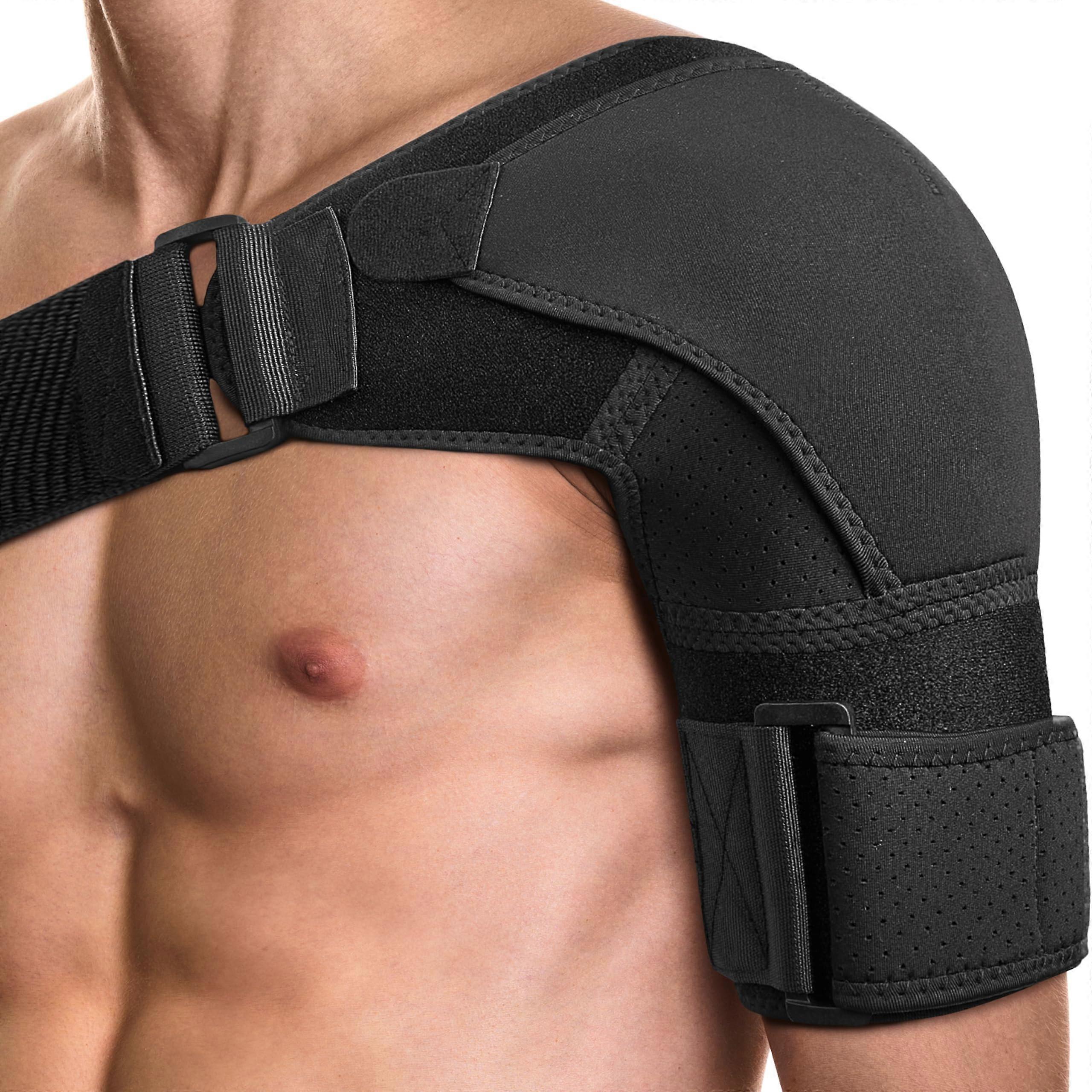 Shoulder Brace for Men for Left and Right Arm Pain Relief, Adjustable Rotator Cuff Support, Versatile Design, Durable Material