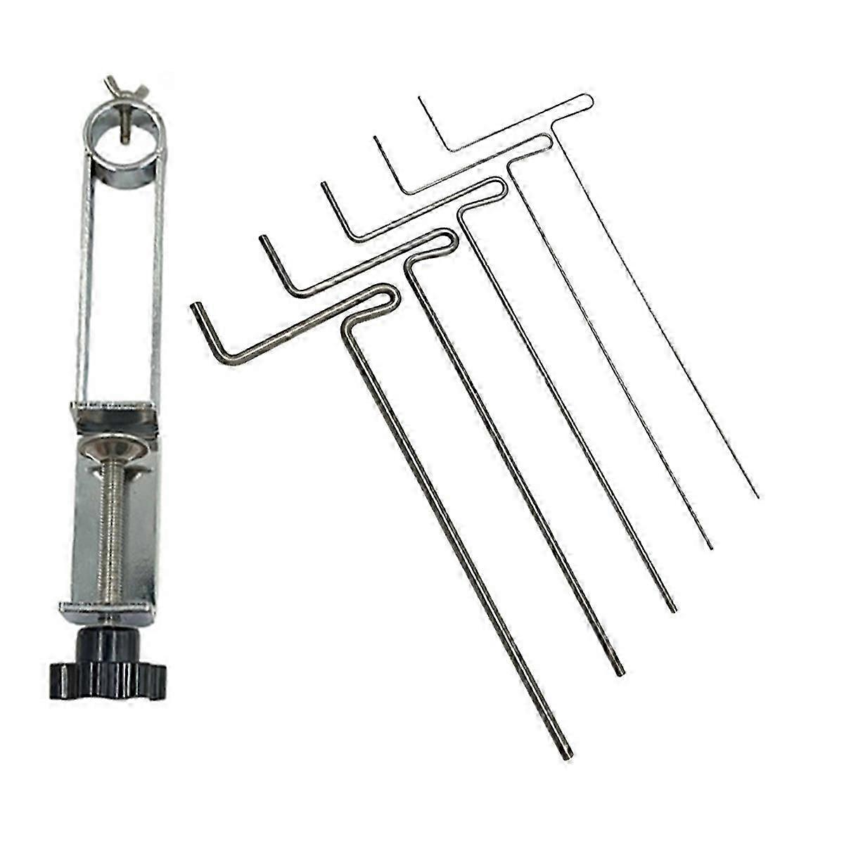 Woodworking Triangular Hole Ruler with Angle Locating Pin and T-Marking Hole Multi-Angle Measuring T