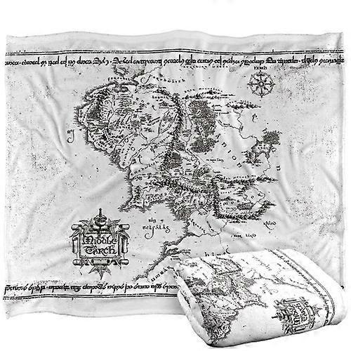 Lord Of The Rings World Map Blanket