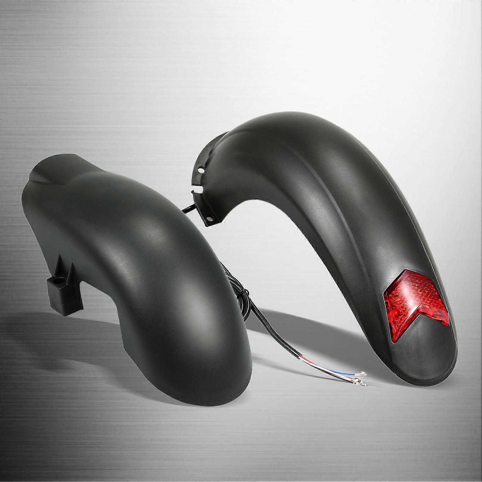 10in Electric Scooter Front Tire Guard Rear Tire Guard Front Rear Mud Guard Set Mudguard for Kugoo M4 Kick Scooter