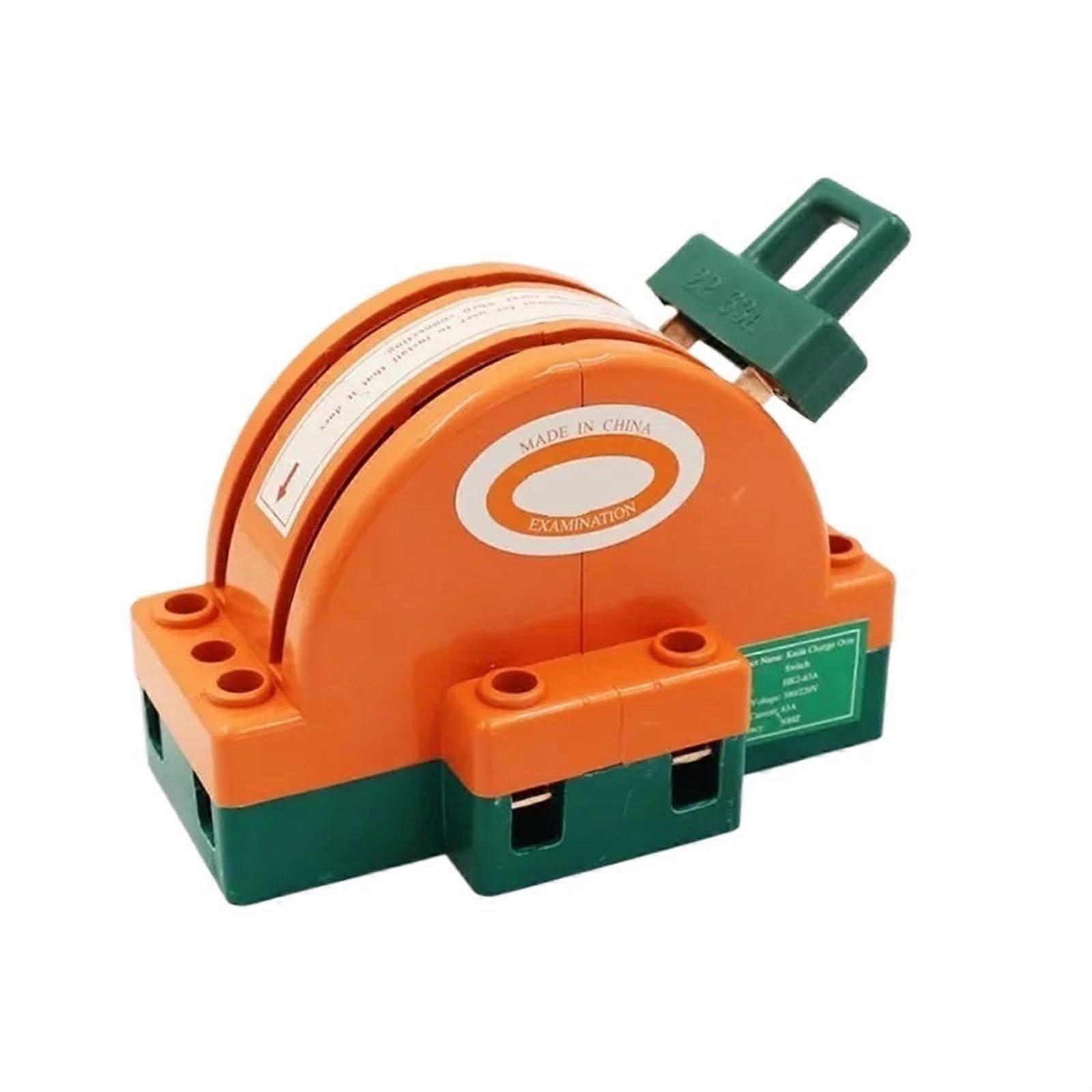 30A/32A/63A/100A Two Pole Double Throw Knife Disconnect Switch, 100A 2P, Heavy Duty Electrical Isolator