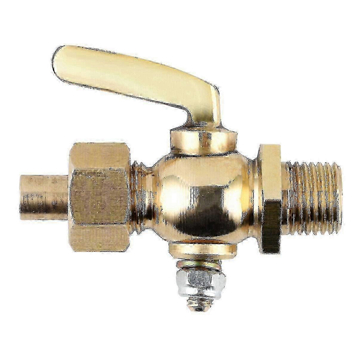 Benzinhahn aus Messing (1/4-1/4 BSP 30005) für Oldtimer Motorräder - Classic Fit