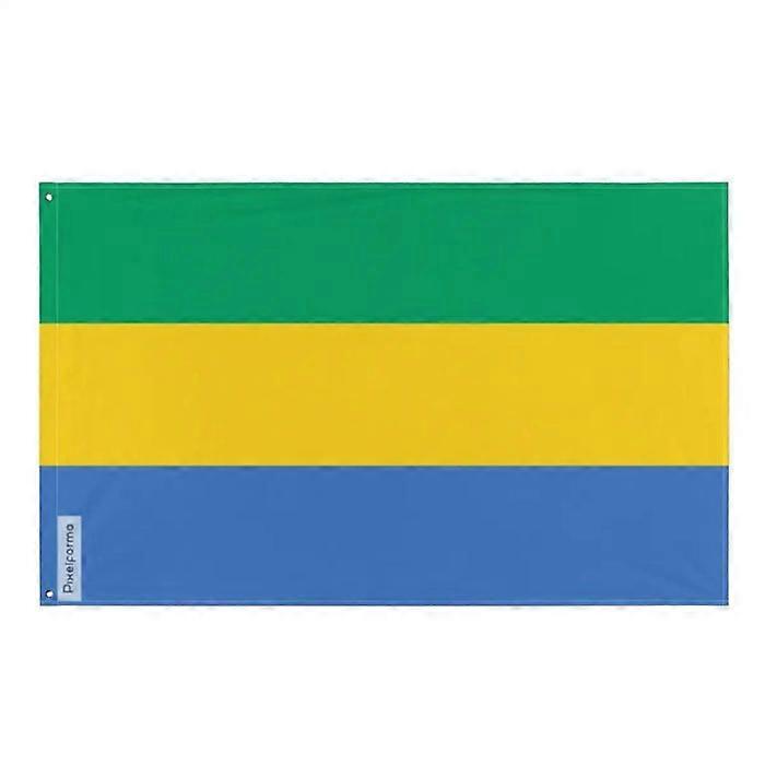 Flag of Gabon – 64 x 96 cm – Polyester – Iron eyelets – Durable