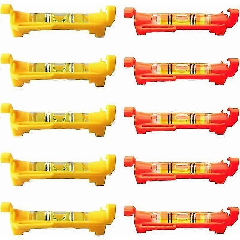 10 Pcs Mini Spirit Level, String Level, Tile Level, Mason Cord,