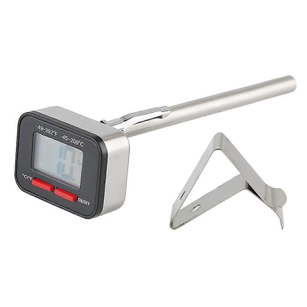 Milk Coffee Espresso Thermometer Quick Clean Up Hand Drip Handdrip Kettle Digital Thermometers ℃ ℉ Kitchen thermometer Multicolor