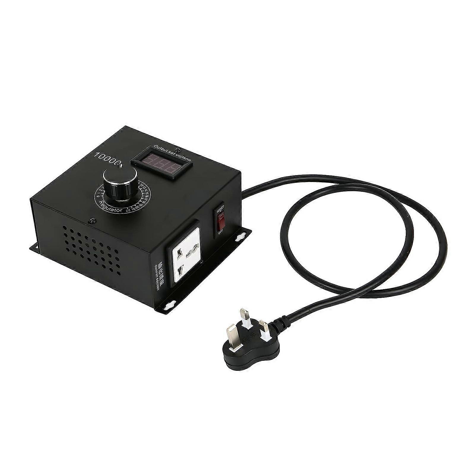 Voltage Regulator 10000W 220V Voltage Regulator SCR Electronic Voltage Regulator Simple Operation Power Supply Cable