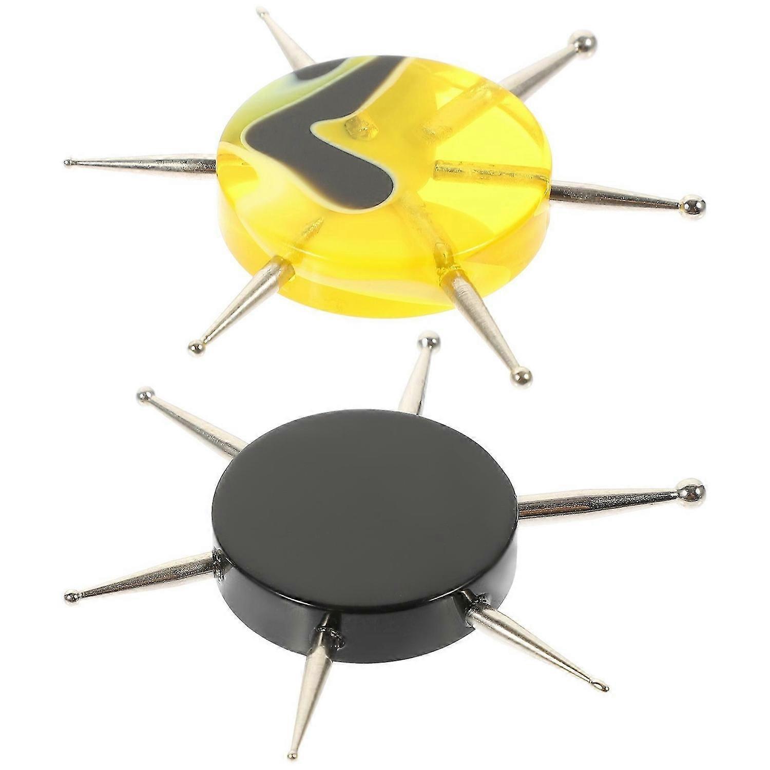 2pcs Multicipital Dotting Pen Tip Manicure Pen Point Drill Pen Round Clay Diy Tool