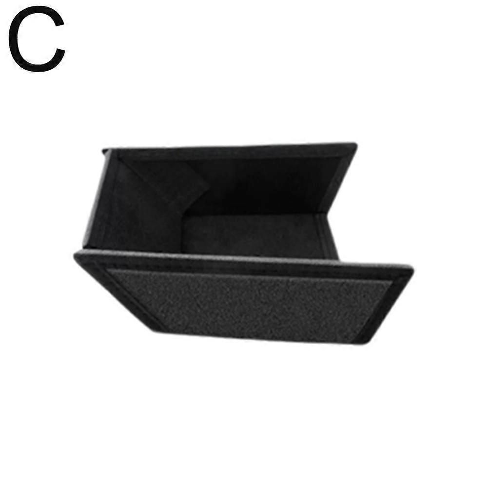 For Car Center Console Organizer Box Soft TPE Armrest Storage Cushion Large Capacity Easy Installation