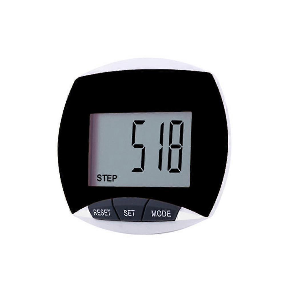 Clip On Pedometer with Large LCD Screen Accurate Step Counter Calorie Distance Tracker Auto Sleep Wake Battery Included