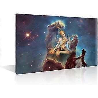 Hindu Deityndian Saraswati Posters Deusa Pitoresca Jigsaw de madeira 1000 peças brinquedos educativos