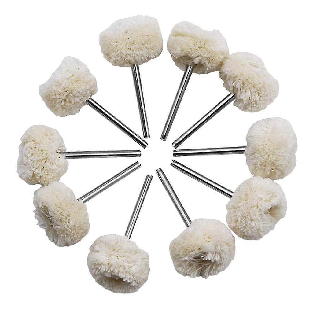 10pcs T Type Polishing Polishing Pads Polishing Wheel Grinding Head Polishing Attachment Cotton