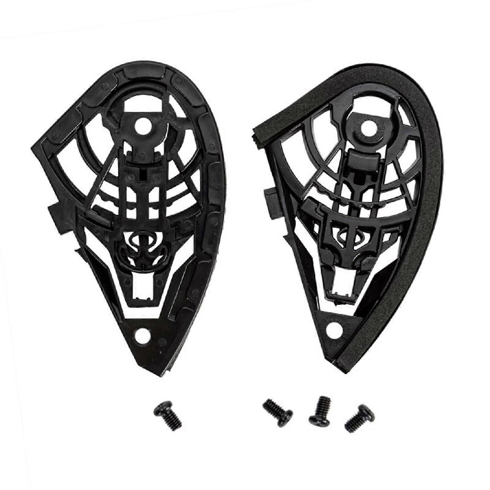 1 Pair Face Shield Visors Base with Mounting Screw for K3 K4 Motorcycle Helmets Visors Gear Base Plate Replacement Part