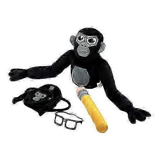 2025 Gorilla Tag Plush Toy Soft Stuffed Orangutan Doll with Pencil Backpack