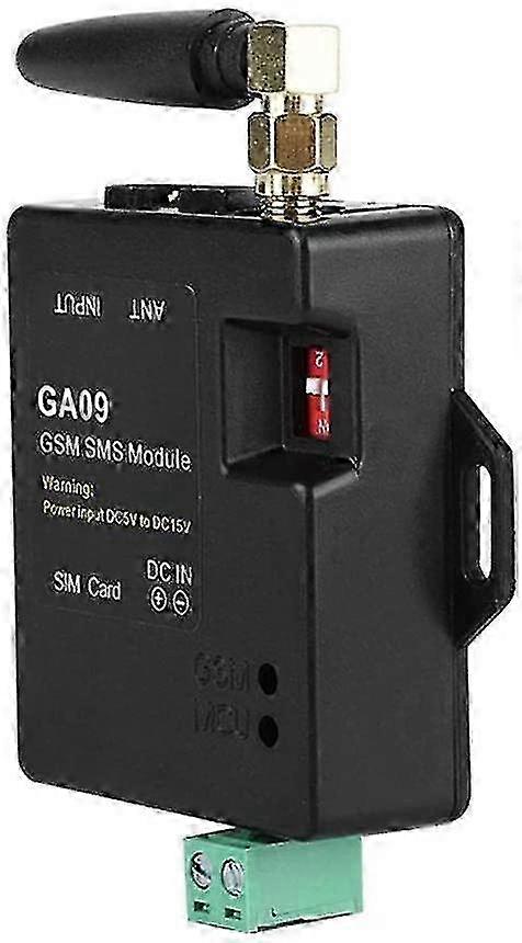 Wireless GSM Alarm System, Mini Alarm Box with Antenna for Intelligent SMS Text and Call Automatic Alerts for Home, Industrial Facilities, W