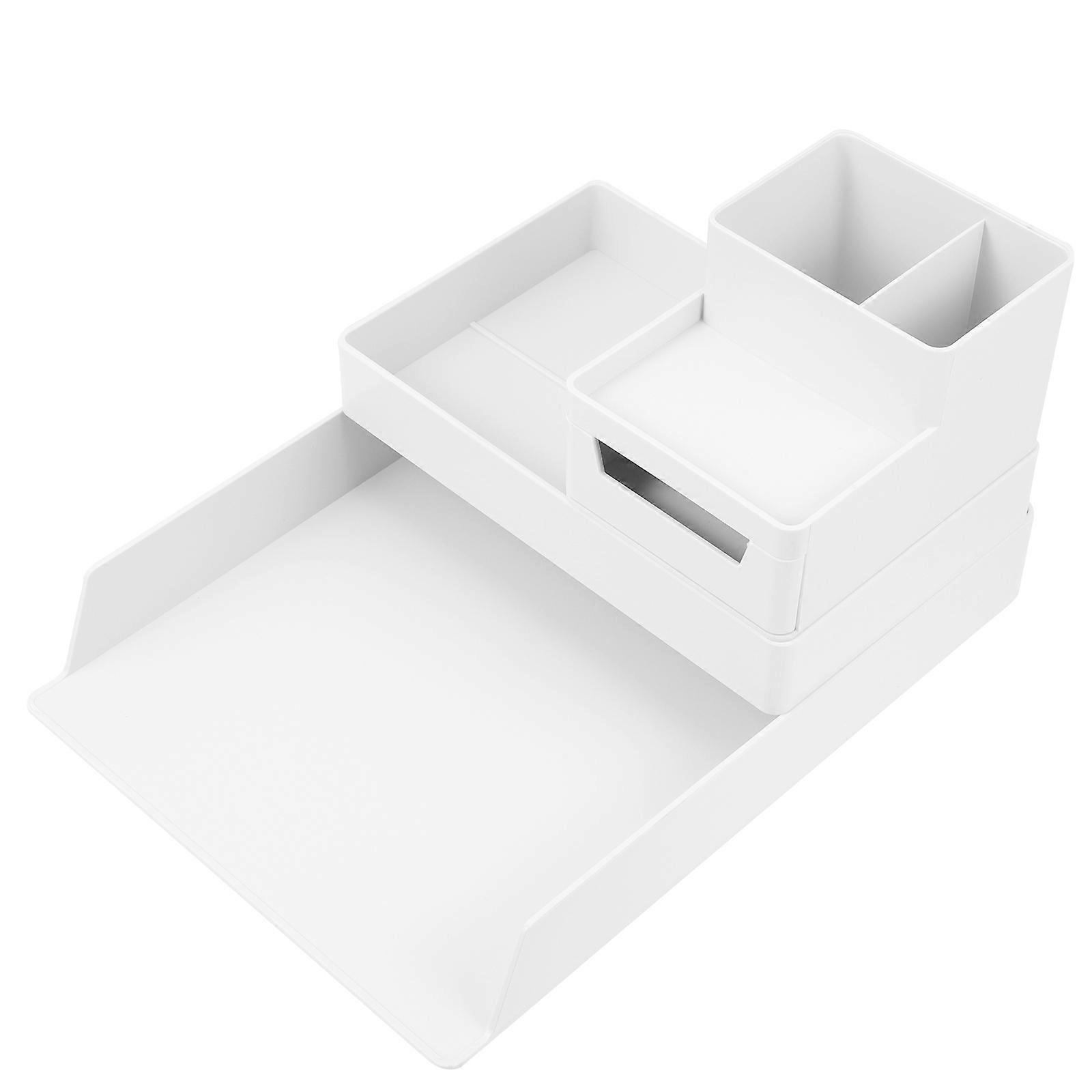 Desktop Organizer Important File Storage Office Supplies Adults Rectangular 1Set