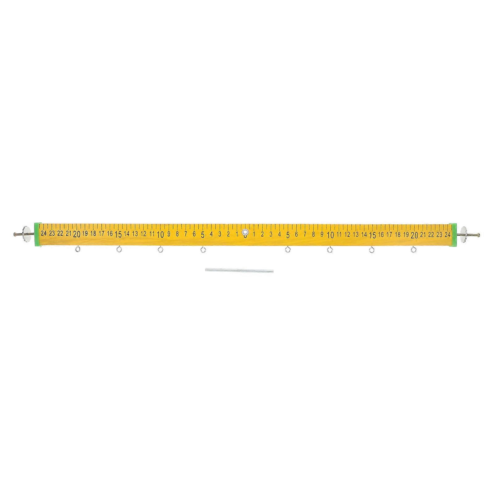 The **Wooden Lever Ruler with Hook** is a hands on physics teaching tool designed to help students understand fundamental concepts of **balance,