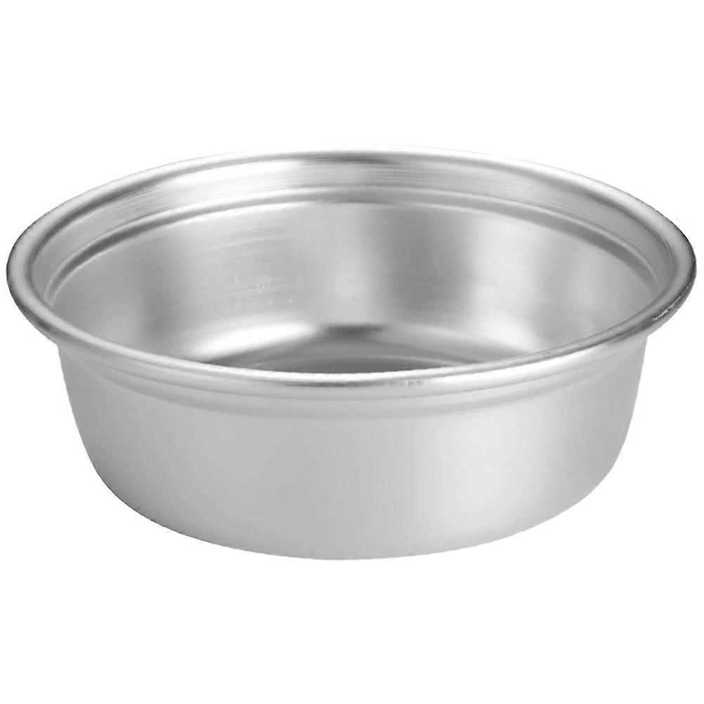 وعاء المطبخ الألومنيوم المعكرونة وعاء تقديم تصميم بسيط فضي 17.50X17.50X6.70CM تخزين 1 مجموعة