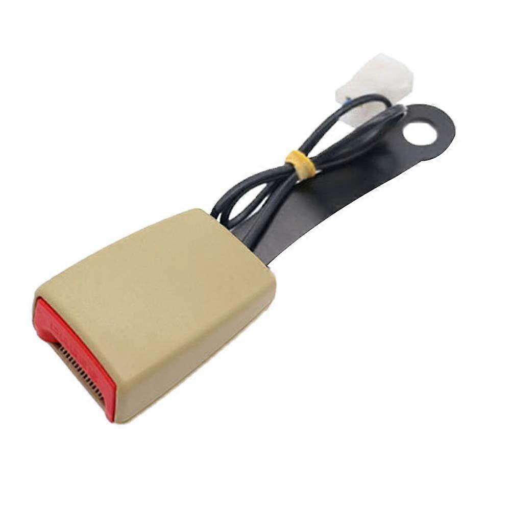Car Seat Safety Belt Locking Buckle Socket Plug Connector with Warning Cable