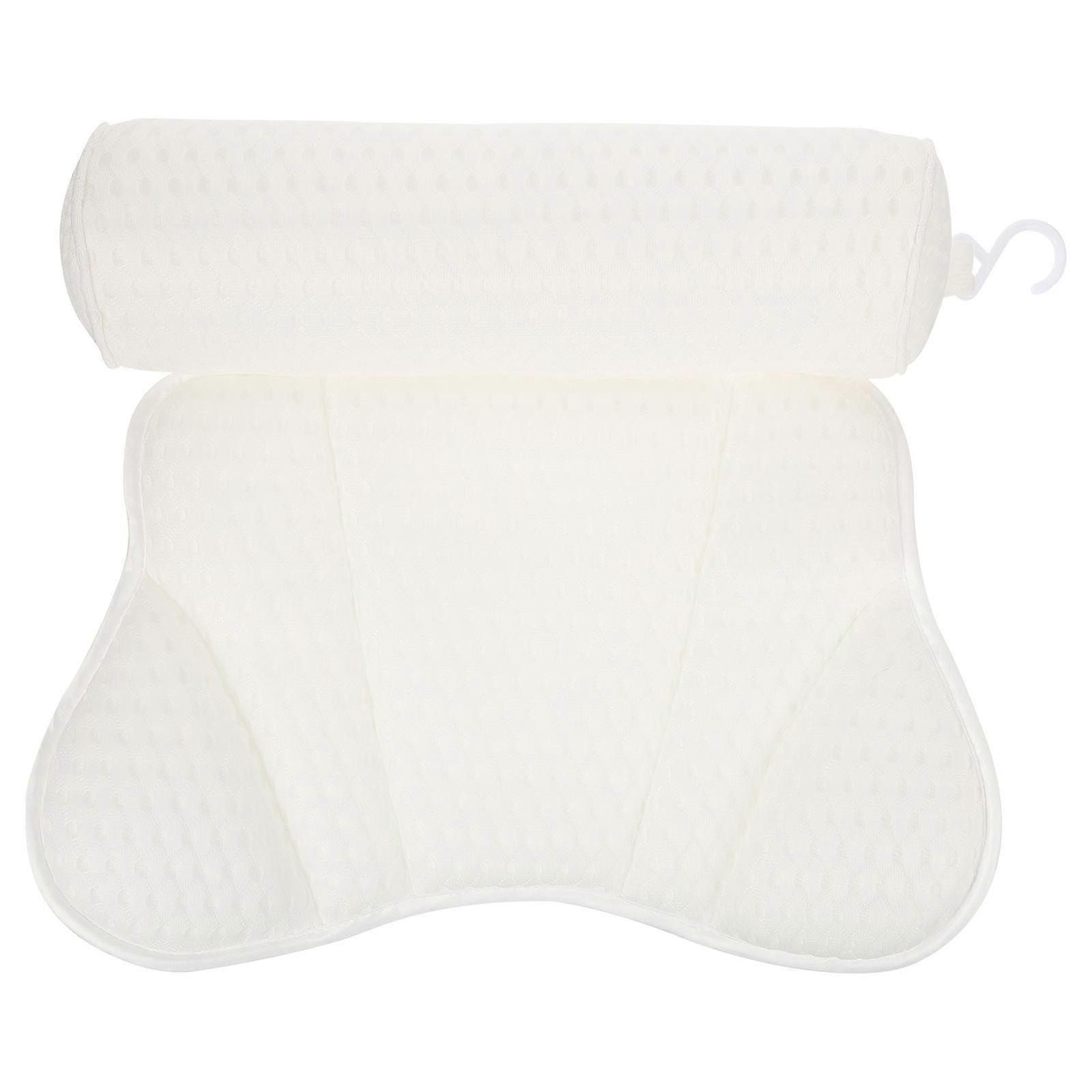 Bathtub Bath Pillow Back Support Adaptable Shape Polyester Fiber 40X34.5X9.5CM Easy to Clean 1Pack