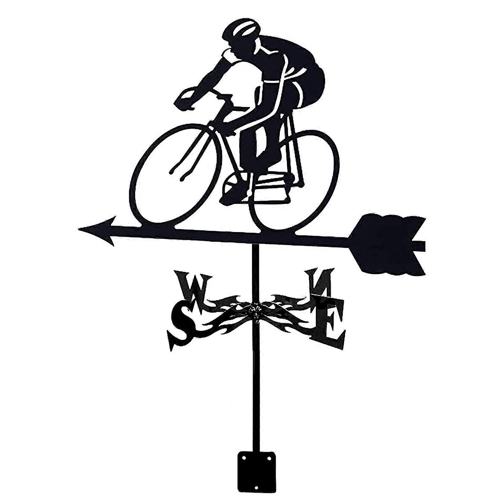 bicycle, stainless steel, weather vane, wind direction indicator, farm, retro, durable