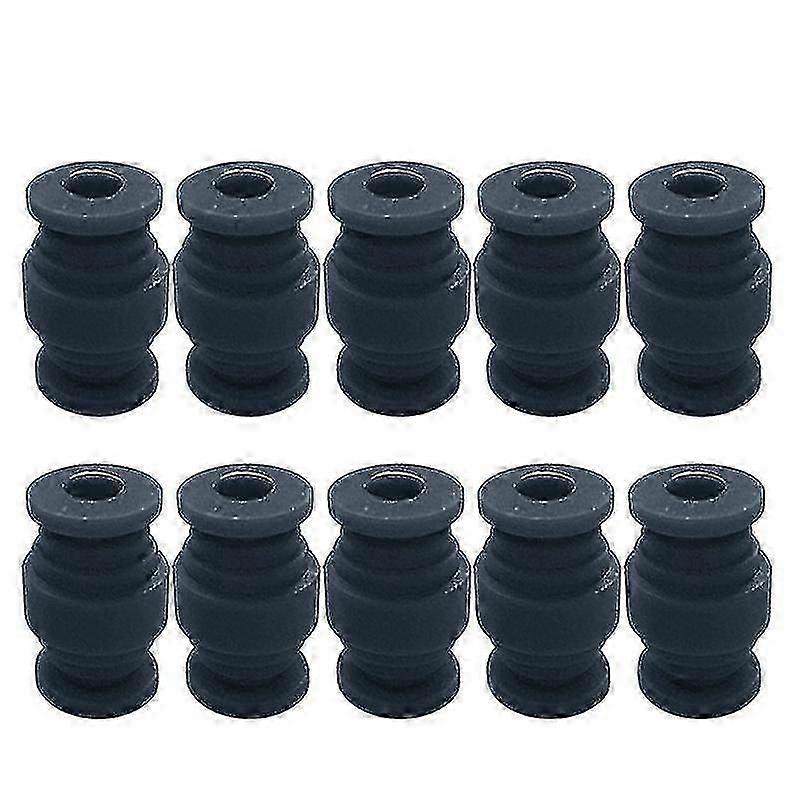 10 Pieces Rubber Damper Balls Flight Controller Soft Mount Shock Absorption Balls For Camera Gimbals Flight Control-colour:black