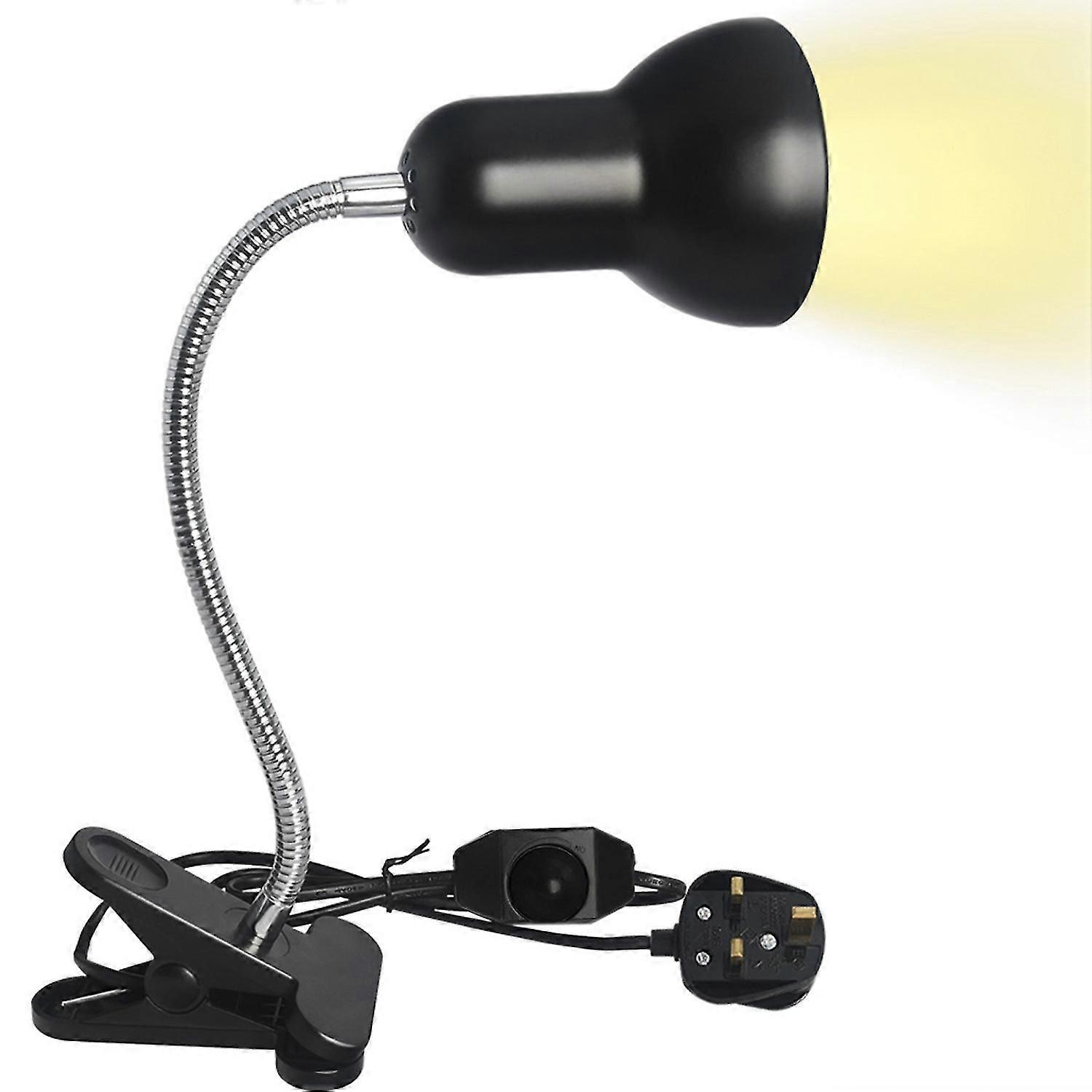 Reptile Heating Lamp UVB Reptile Light with 50W 70W Bulbs Clamp Basking Lamp for Lizard Turtle Aquar