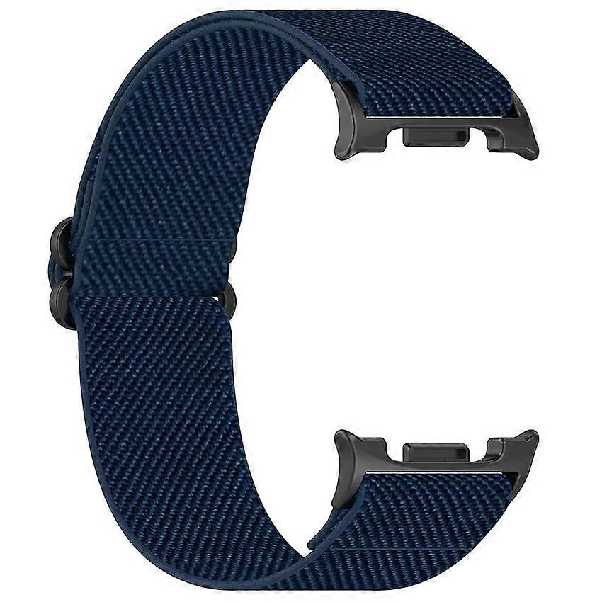 Elastic Nylon Watch Strap for Samsung Galaxy Watch8 40mm/44mm/Classic (Midnight Blue)
