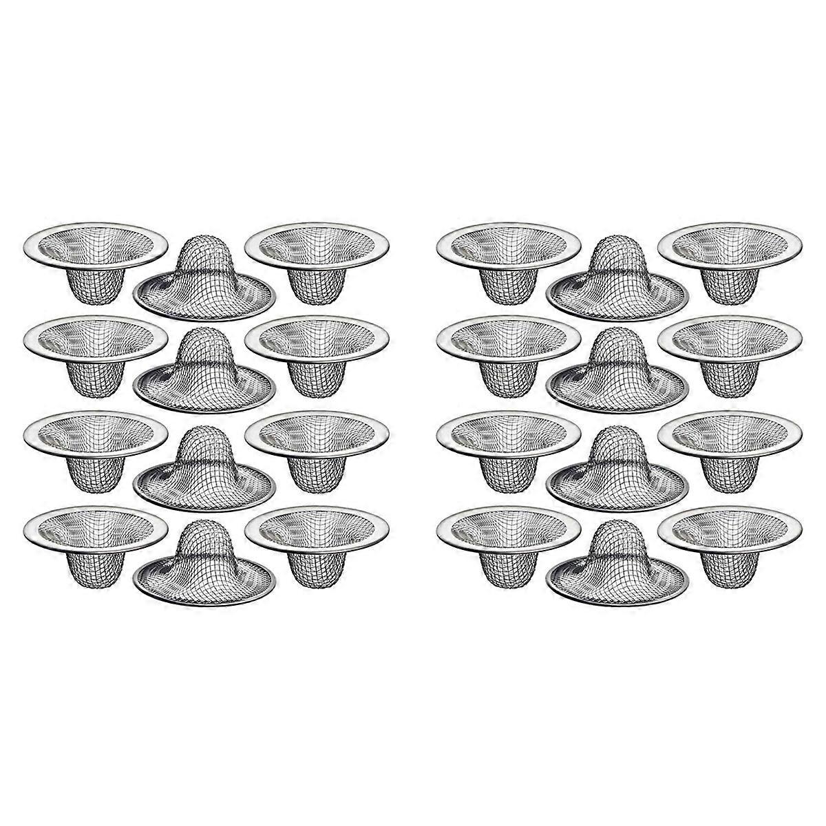 12PCS 2.125In Top/1In Basket-Mesh Sink Drain Strainer for Utility, RV