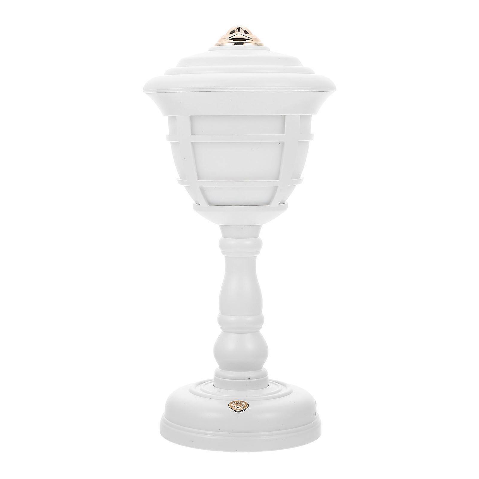 Retro Mini USB Dimmable Desktop Lamp, Smooth Surface European Style Night Light for Bedroom Decoration, Eye Caring & Practical