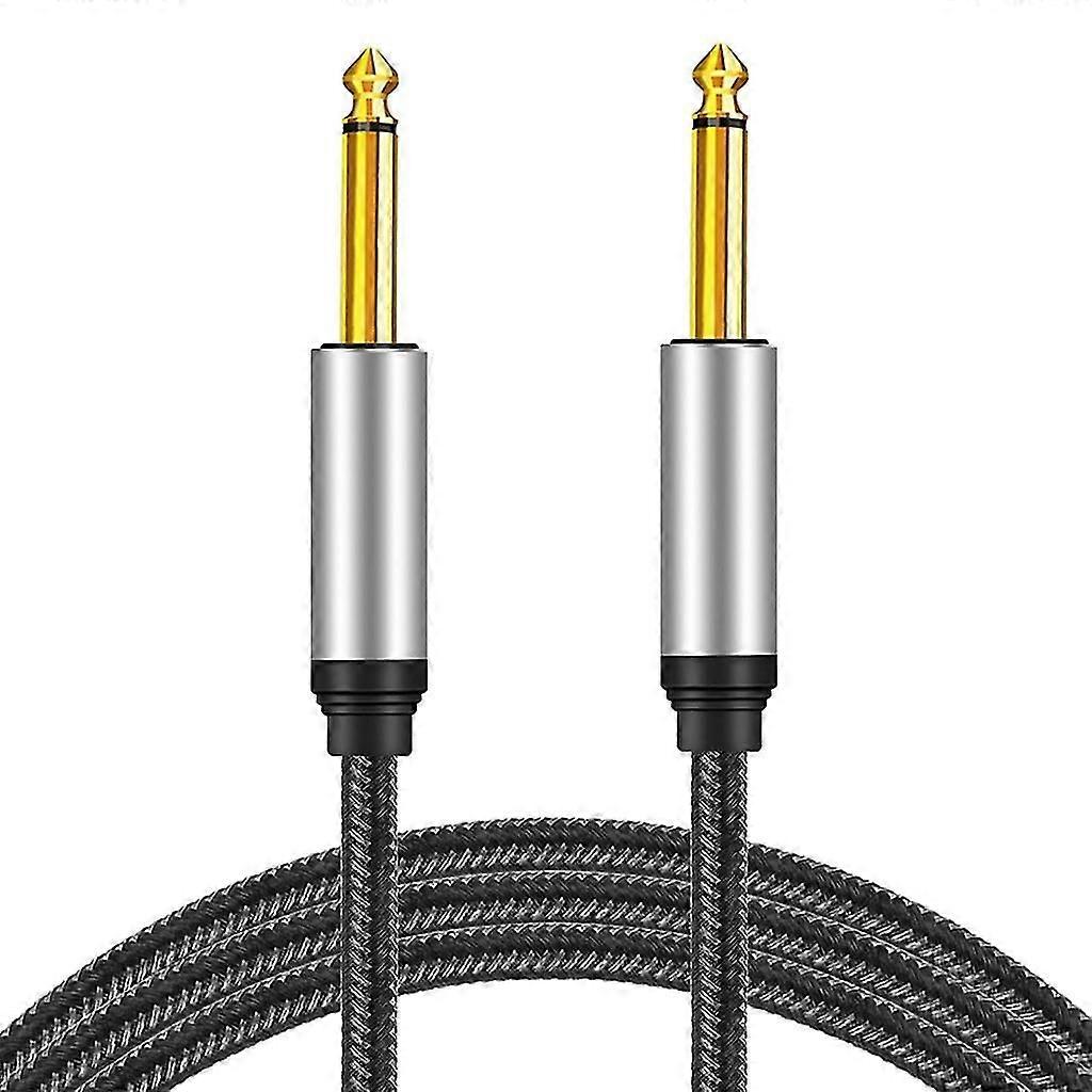 6.35mm Mono Jack 1/4" TS Cable Unbalanced Guitar Patch Cords/Instrument Cable
