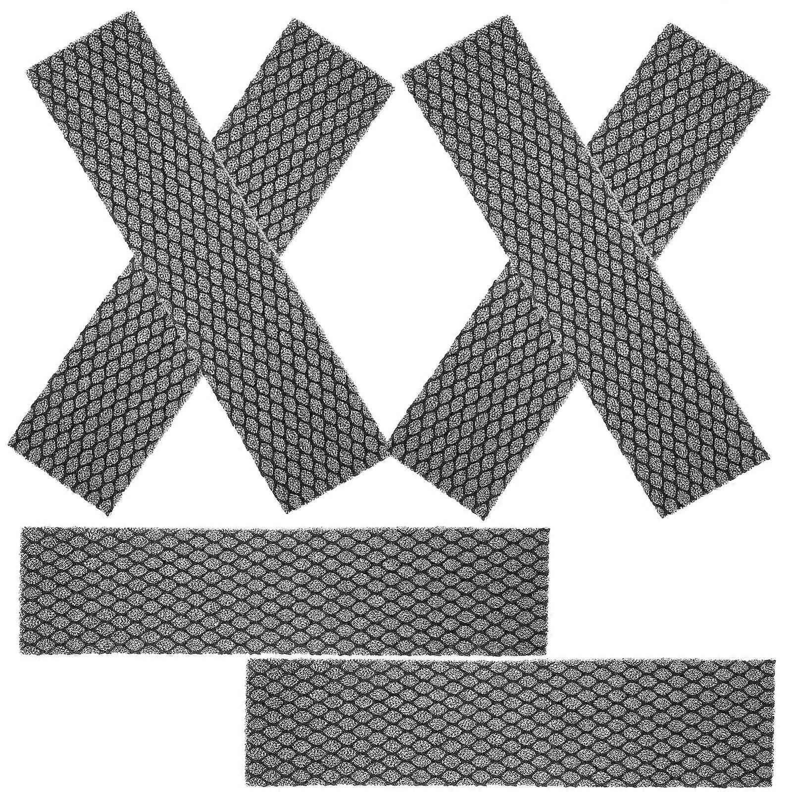 Vent Filters For Home Air Conditioner Filters For Rv Owners High Efficiency Filtration Black 21.50X5.30X0.50CM 6Pcs