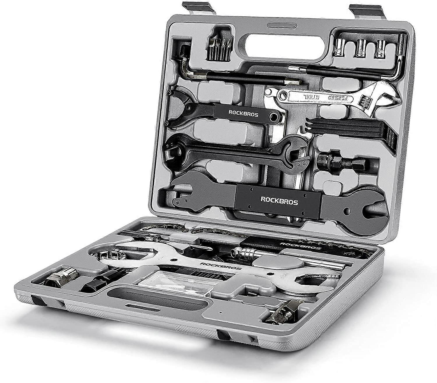 Bicycle Repair Tool Set 44 in 1 Practical Tool Set Repair Kit with Storage Case Repair Tool for MTB BMX Road Bike