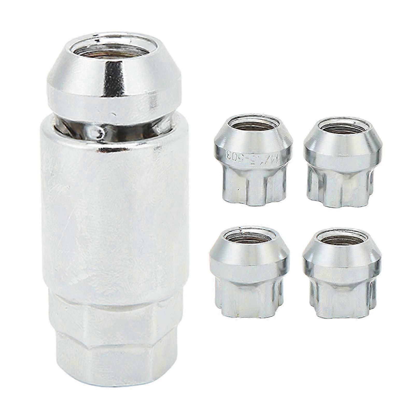 Cone Seat Wheel Locks Stainless Steel Locking Lug Nuts Bolts Kit Replacement for Compatible Tesla Models