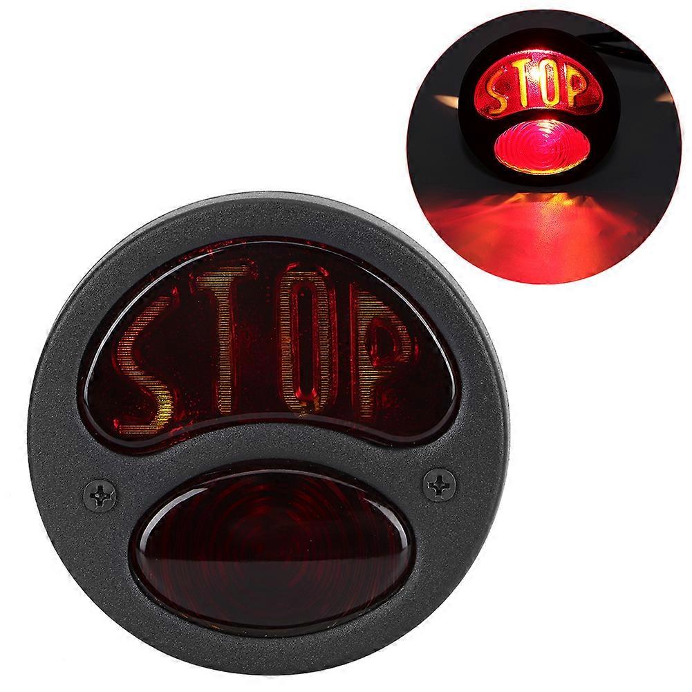 12V Universal Motorcycle Rear Tail Stop Light Brake Signal Lamp TaillightWith Bracket