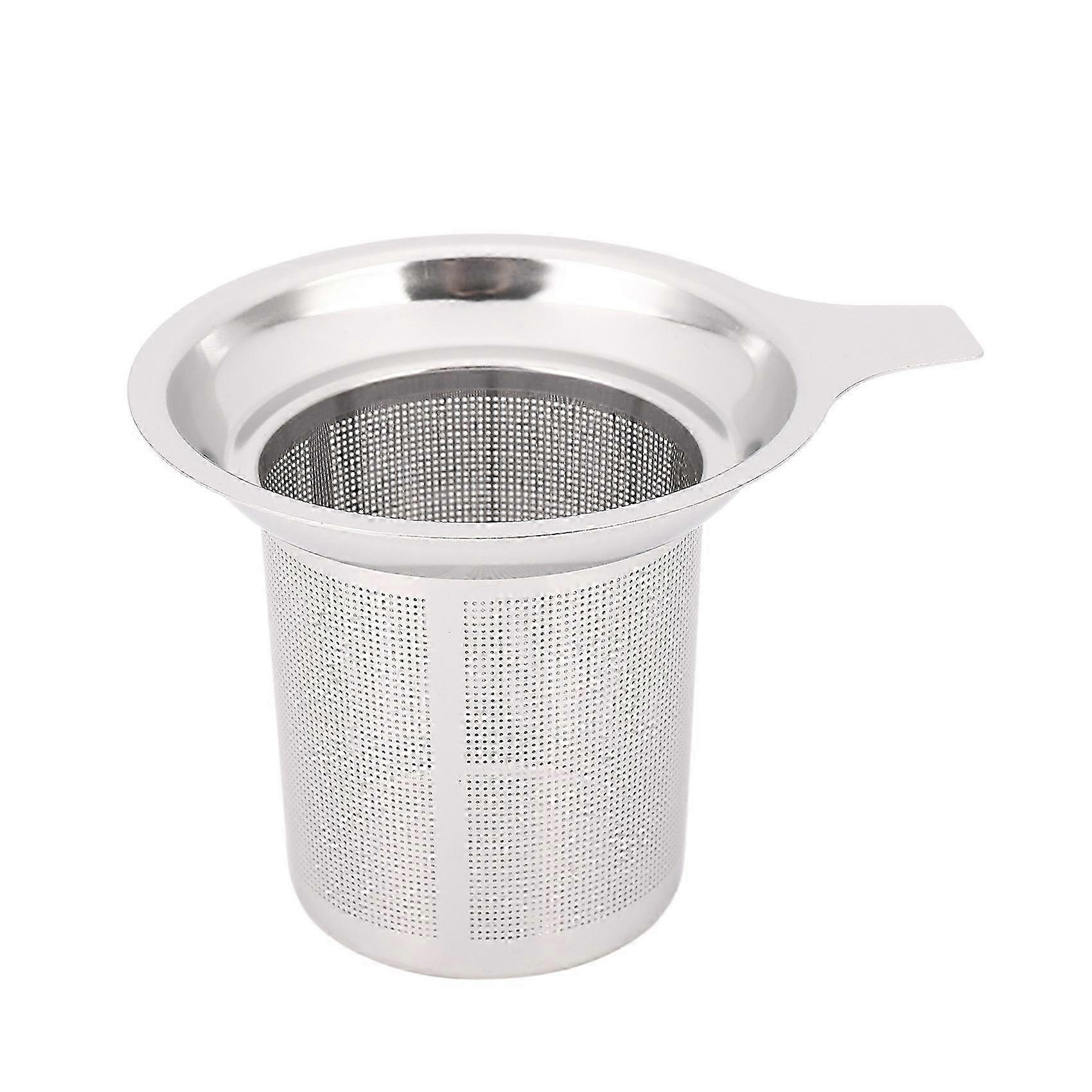 304 Stainless Steel Fine Mesh Filter Tea Infuser Fine Reusable Strainer Edition 0708