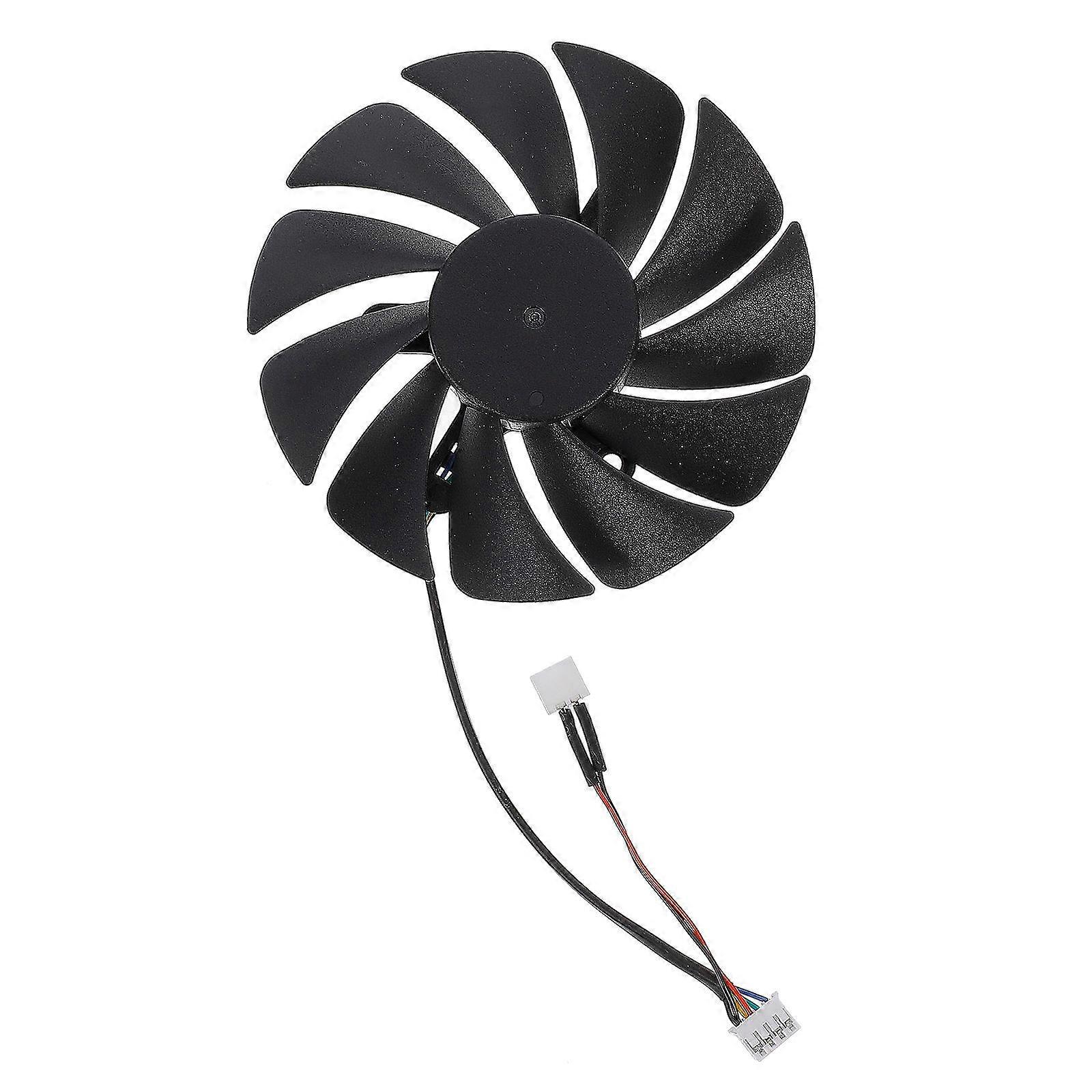 Gpu Cooling Device for Computer Assembly PLA09215B12H Black 8.7x8.7x2CM Round Shape Abs Material 1Set