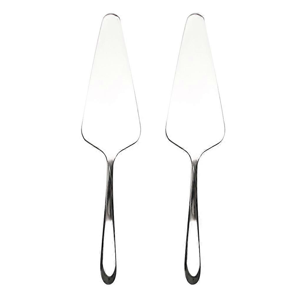 Pizza Serving Spatula Professional Server For Cake Pie Pizza High-Polish Mirror Finish 2Pack