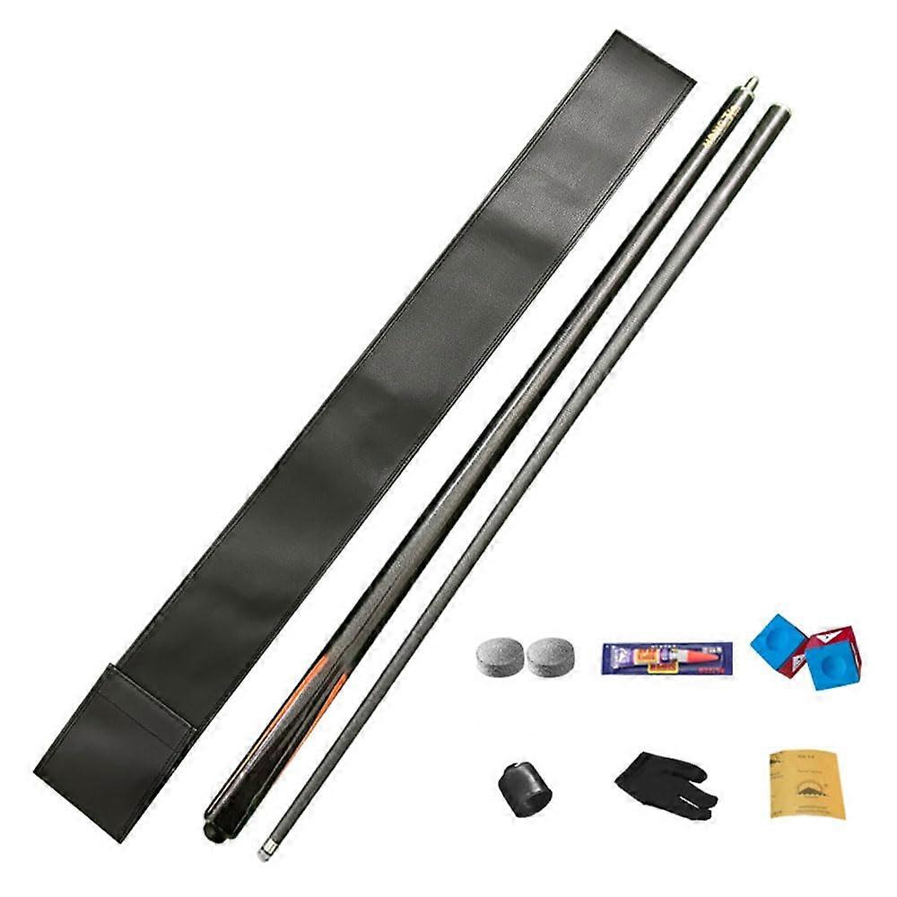 Professional Carbon Fiber Pool Cue Stick 9mm Portable Split Joint Design for Snooker and Pool Games Durable White Snooker Accessories
